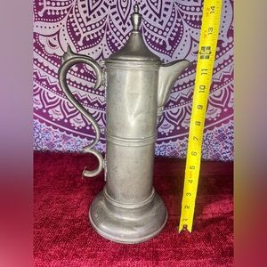 Holmes.Balto Antique Pewter Coffee Pot